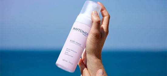 Нежная очищающая пенка "Розовая вода" новинка Phytomer